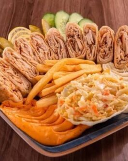 وجبة شاورما عربي